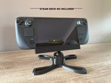 Steam Deck Compatible Pro Swivel Stand / dock. One of a kind. Professional multi angle display stand. Multi angle desk mount or holder.