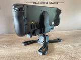 Steam Deck Compatible Pro Swivel Stand / dock. One of a kind. Professional multi angle display stand. Multi angle desk mount or holder.