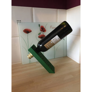 Gravity Wine Holder / Wine Bottle Balancer - balancing holder - WineRack - floating wine holder - wine bottle display - wine bottle stand