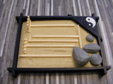 Mini Zen garden - Tabletop Zen Garden Kit - Sand garden - desktop zen garden rake - Miniature zen garden - DIY Zen Garden - Zen Rock Garden