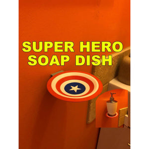 CAPTAIN SUPERHERO Bathroom Soap Display dish