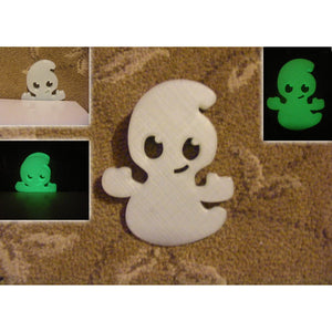 Glow in the dark Ghost Door wedge. This Amazing Halloween Doorstop Glows Green. Ghostly Doorstop for a Halloween Party. Cute Ghost Door stop