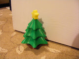 Christmas Tree Doorstop Fun festive Ornament. This Christmas tree Door Stop makes our first Christmas Cute. Xmas Tree holiday decor.