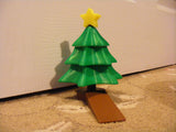 Christmas Tree Doorstop Fun festive Ornament. This Christmas tree Door Stop makes our first Christmas Cute. Xmas Tree holiday decor.