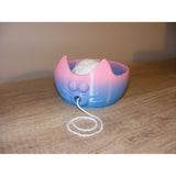 Cat Yarn Bowl - Sleeping Cat Plastic Yarn Bowl - No Snag Yarn Bowl - Knitting Bowl - Animal Yarn Bowl