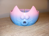 Cat Yarn Bowl - Sleeping Cat Plastic Yarn Bowl - No Snag Yarn Bowl - Knitting Bowl - Animal Yarn Bowl