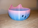 Cat Yarn Bowl - Sleeping Cat Plastic Yarn Bowl - No Snag Yarn Bowl - Knitting Bowl - Animal Yarn Bowl