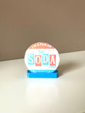 Funko Pop Soda Collector card holder - Custom Funko Pop Soda Can stand - Funko Pop soda can - Custom Card Holder for Funko Soda.