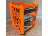 3.5 Inch HDD 5 Hard Drive Caddy Slide in / out - Chia Mining Enclosure Stand - Hard Drive Storage Case - Mount 5 x HDD - Cryptocurrency rig